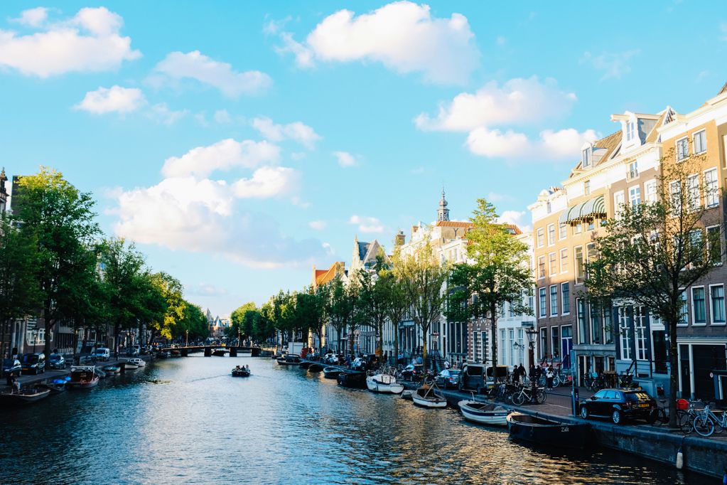 优美的荷兰都市景色图片