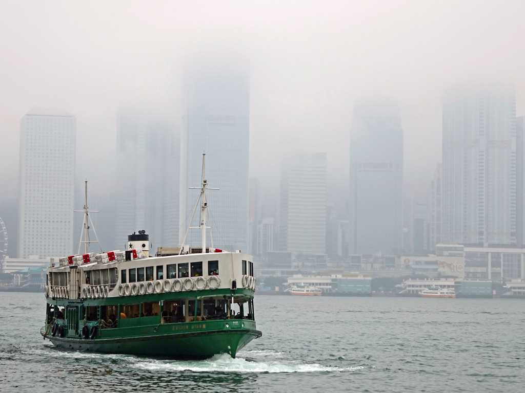 香港维多利亚港光景图片