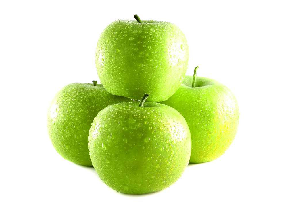 翠绿的青苹果图片