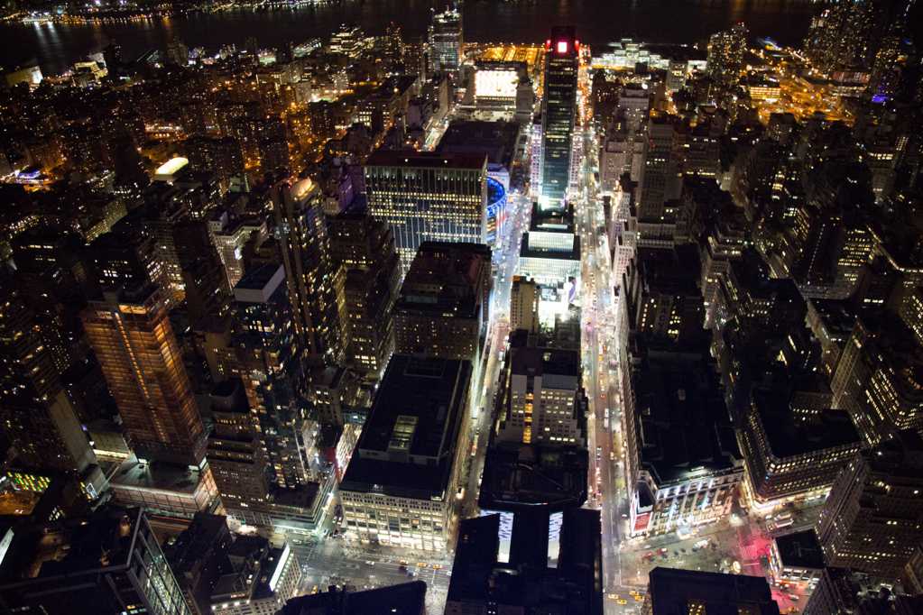 美丽的纽约夜景图片