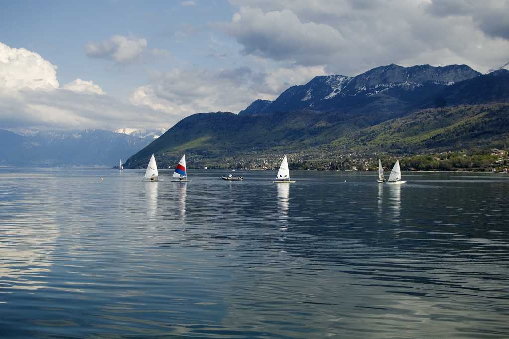 瑞士日内瓦湖自然风光