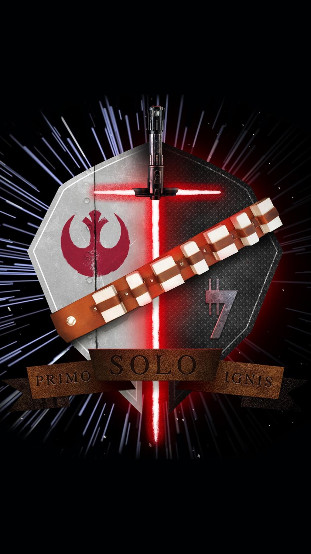 星球大战Family Crest Han Solo Primo Solo Ignis iPhone 6+高清壁纸
