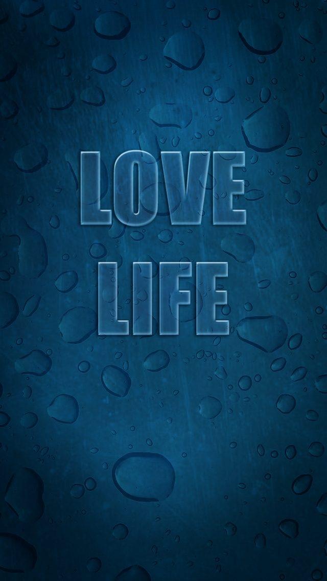 爱生活蓝色iPhone 5壁纸