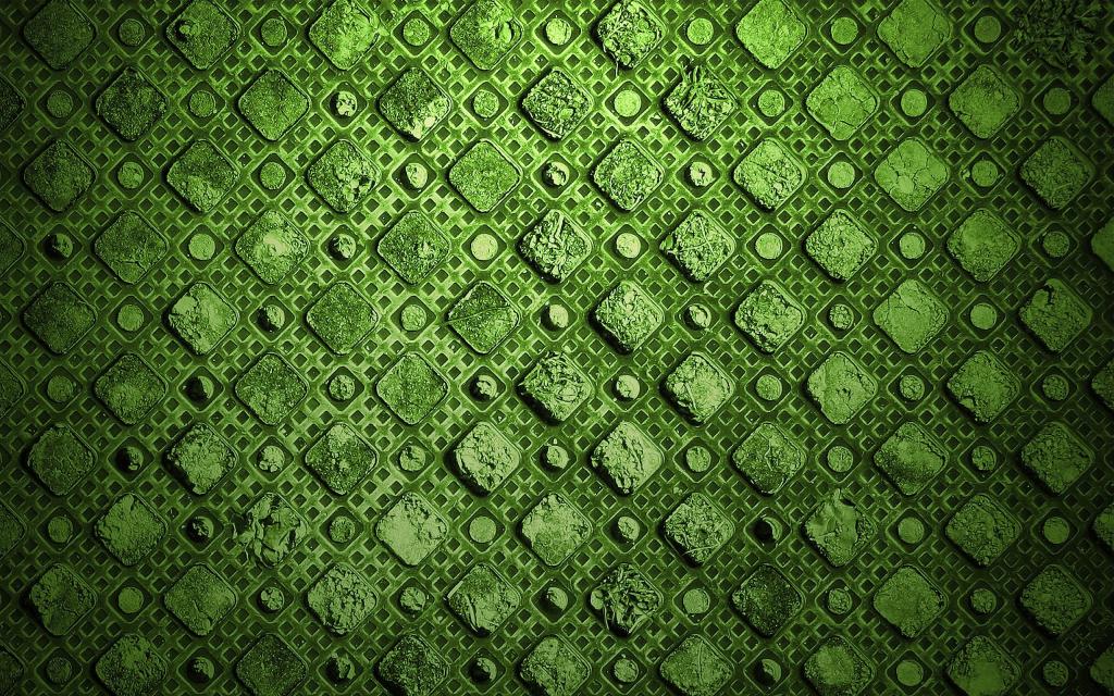 绿色正方形Mac壁纸