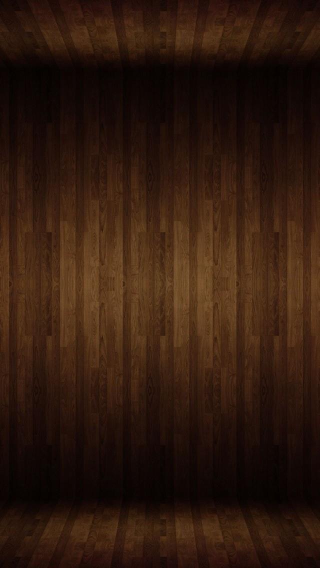 木房间纹理iPhone 5壁纸