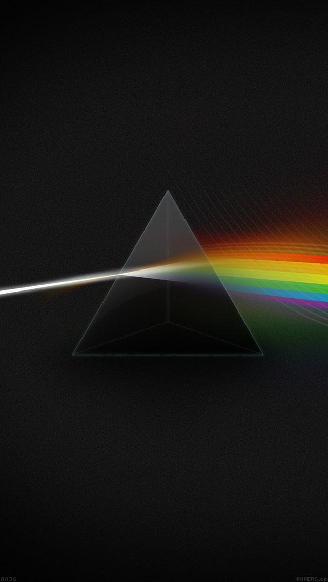 平克·弗洛伊德月亮的黑暗的一面音乐艺术插图iPhone 5壁纸