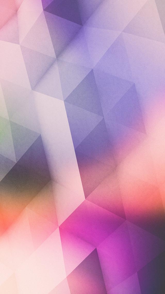 粉色紫色钻石图案iPhone 5壁纸