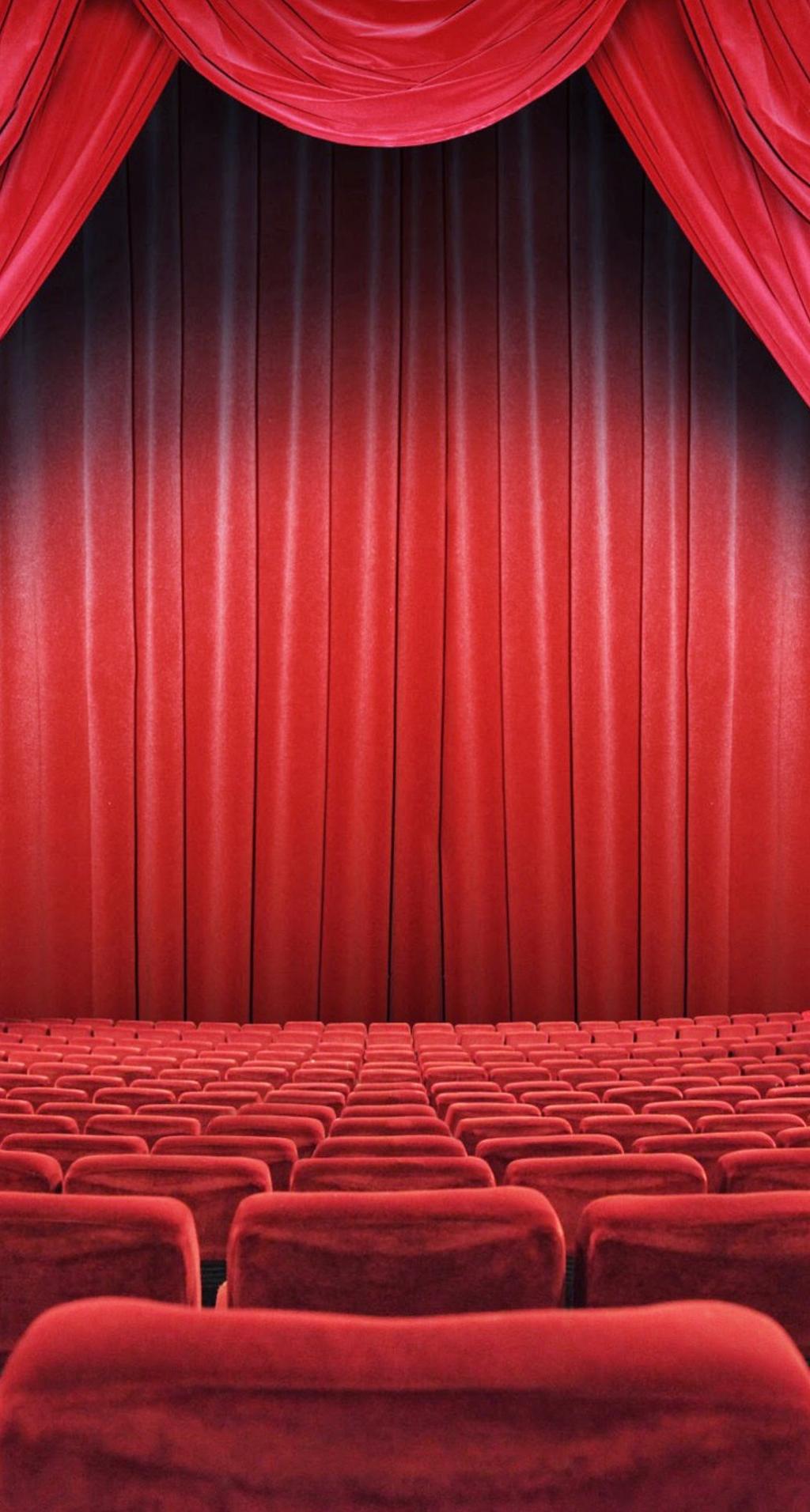 剧院座位红幕iPhone 6 Plus高清壁纸