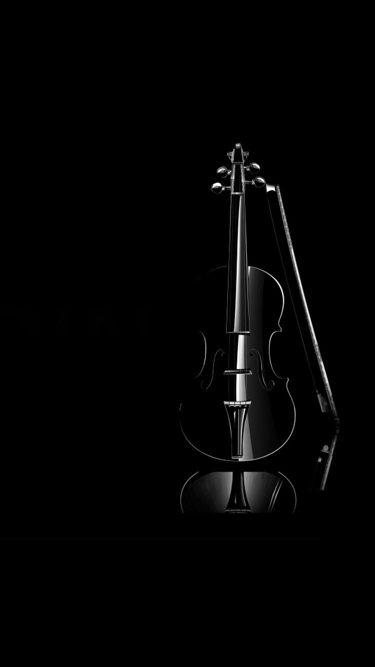 黑小提琴优雅的iPhone 6壁纸