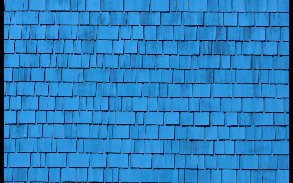 蓝色的屋顶Mac壁纸