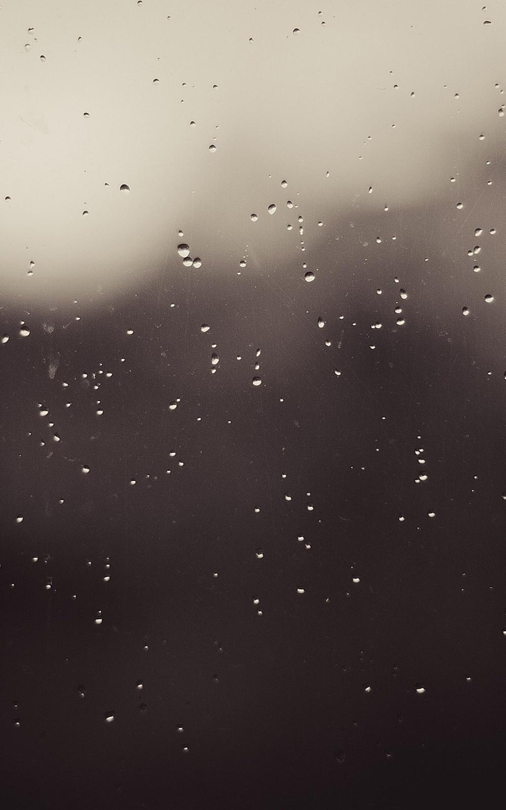 灰色雨滴在窗口iphone 6加高清壁纸 图片 Ios桌面