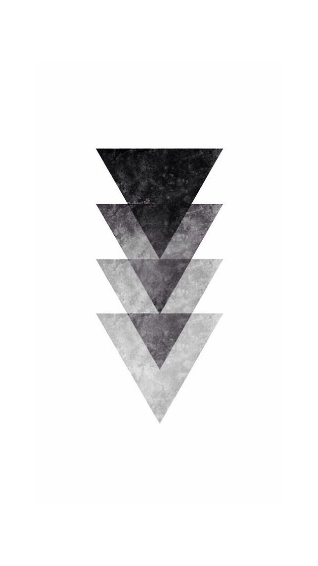 覆盖Grunge三角形抽象的iPhone 5壁纸
