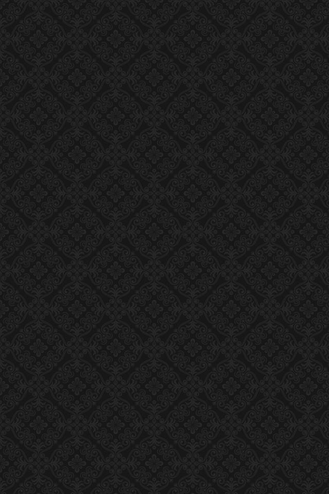 黑色巴洛克式的iPhone壁纸