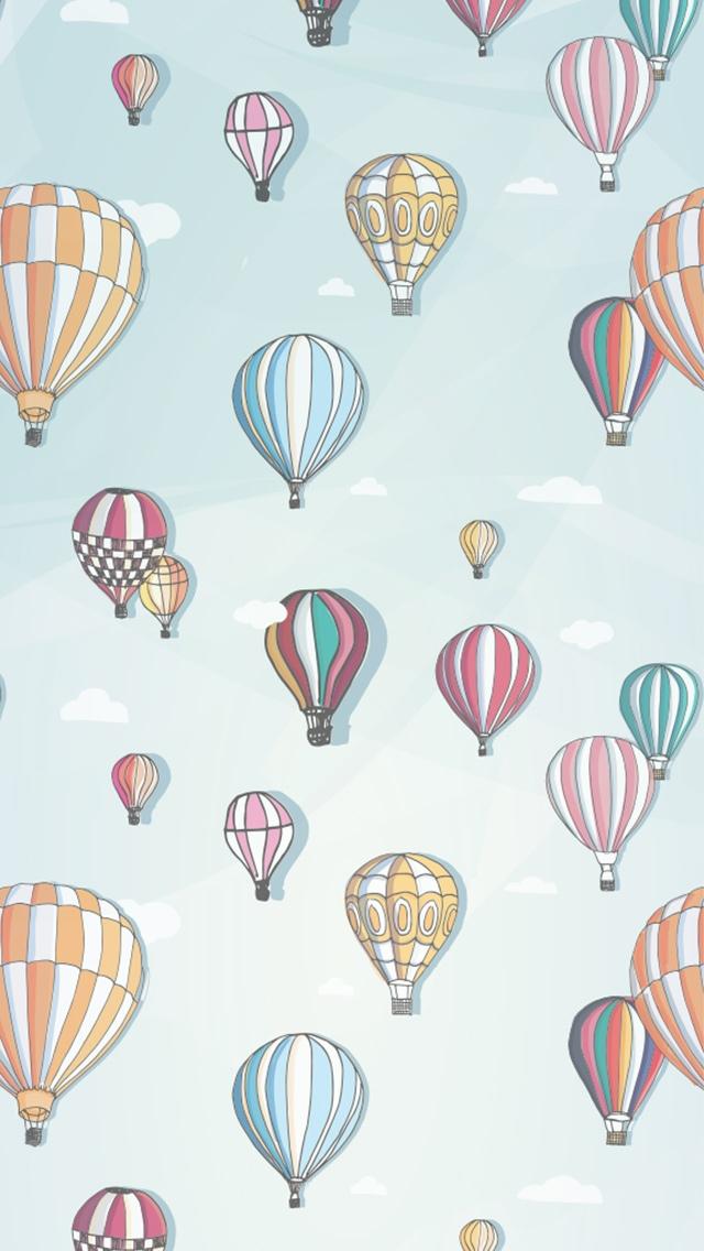 气球图模式iPhone 5壁纸