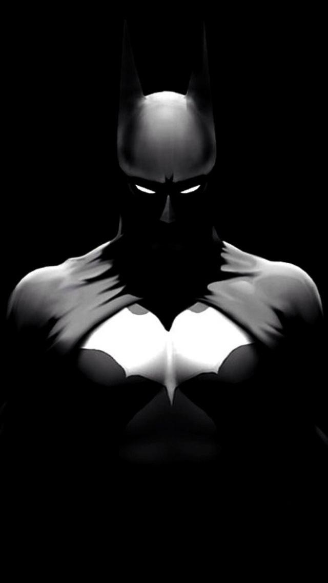 蝙蝠侠黑暗的iPhone 5壁纸