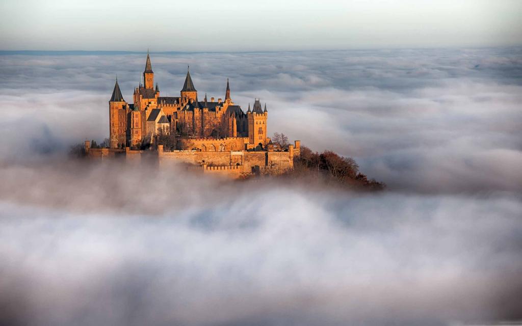 Hohenzollern城堡雾德国Mac壁纸