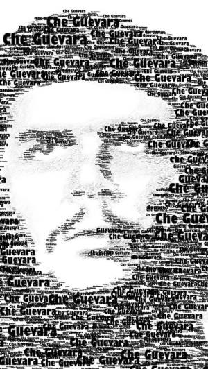 切·格瓦拉排版肖像iPhone 5壁纸