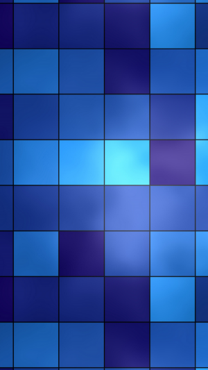 蓝色的浴室瓷砖网格iPhone 6壁纸