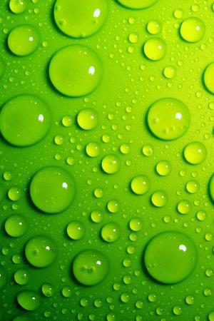 绿水滴iPhone的墙纸