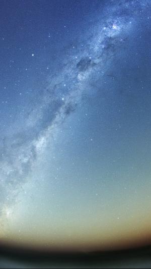 银河系升起的iPhone 6壁纸