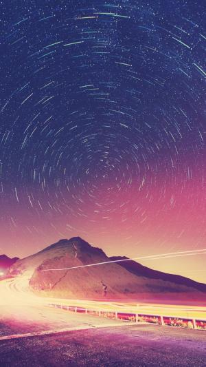 星圈天文摄影iPhone 6壁纸