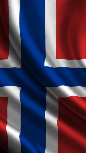 挪威挪威国旗3D回报iPhone 5墙纸