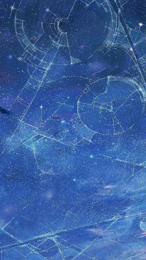 夜空星座图纸iPhone 6壁纸