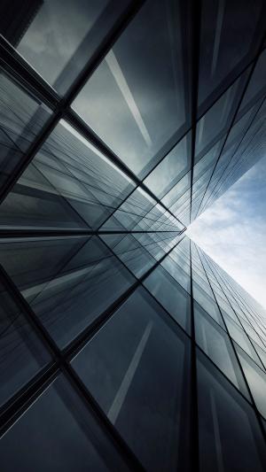 高大的玻璃建筑iPhone 6 Plus高清壁纸