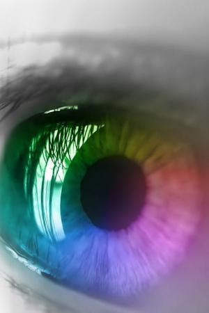 多彩的眼睛iPhone壁纸