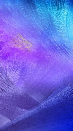 紫色的羽毛笔触摸iPhone 6 Plus高清壁纸