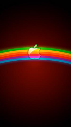 苹果彩虹iPhone 5壁纸