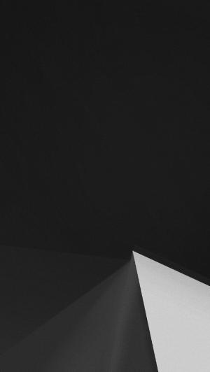 简单的黑色线条三角形iPhone 5壁纸