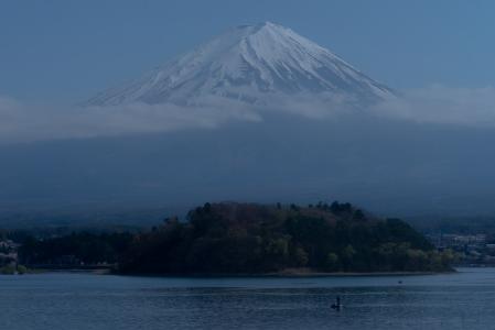唯美的富士山景色