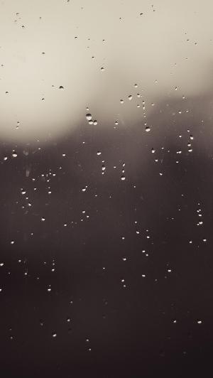 窗口雨模糊iPhone 5壁纸