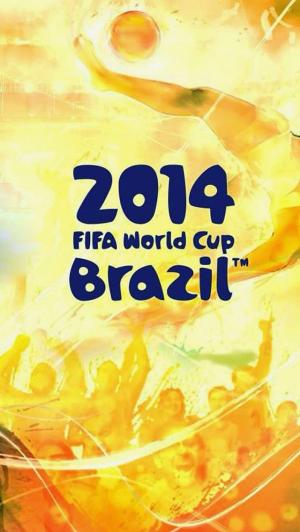 2014年世界杯足球赛巴西黄色iPhone 5壁纸