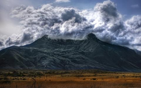 在阿根廷Mac壁纸的火山