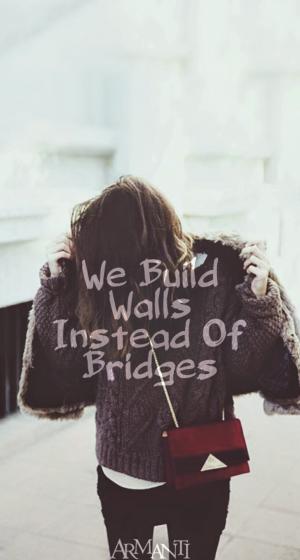 我们建造墙壁，而不是桥梁iPhone 6 Plus高清壁纸