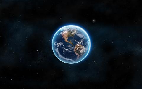 地球蓝色星球Mac壁纸