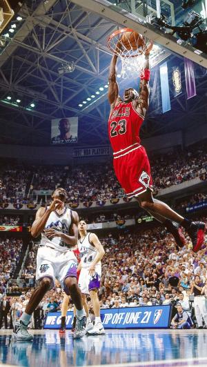 Air Jordan Slam扣篮芝加哥公牛iPhone 5壁纸