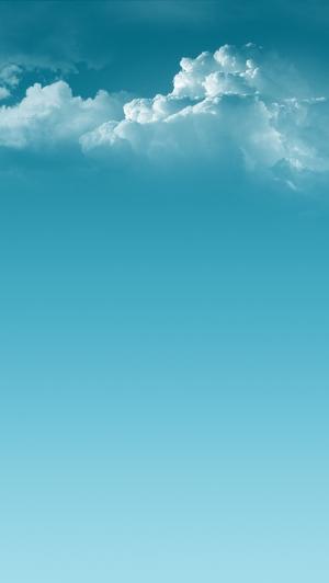 iOS7清洁天空云彩iPhone 5壁纸