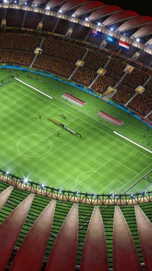 2014年FIFA世界杯体育场鸟瞰图iPhone 6壁纸