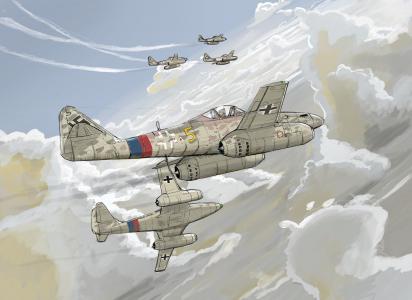 梅塞施米特Me262喷气战斗机
