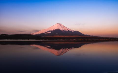 富士山风景Mac壁纸