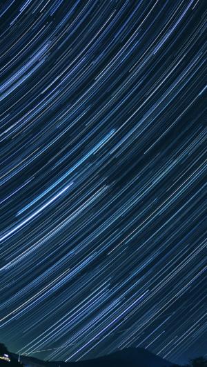 星足迹天文摄影iPhone 5壁纸
