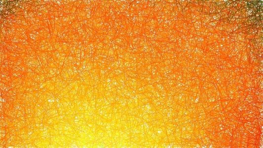 抽象的橙色线Mac壁纸