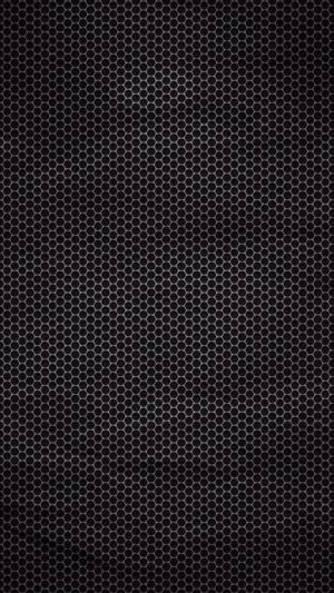 六角形黑暗金属图案iPhone 6壁纸