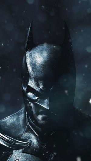 蝙蝠侠冬季黑色iPhone 5壁纸