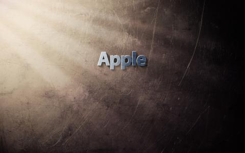 酷苹果徽标Mac壁纸