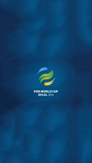 国际足联世界杯巴西2014年标志iPhone 5壁纸