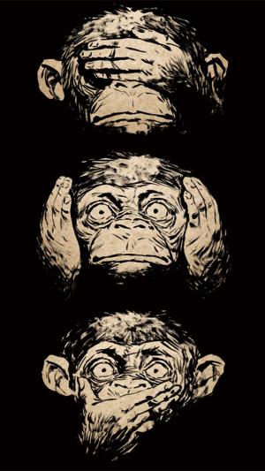 三智猴子智慧iPhone 6 Plus高清壁纸